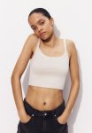 Cropped Strappy Top - Light Beige