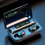 Stereo Sound Tws Wireless Earbuds Sport Headset Touch Control Earphones With LED Display Charging Bin