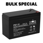 10 Bulk PS7-12 12V 7AH Battery