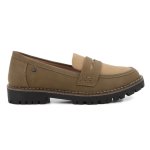 Pierre Cardin Colour Loafer - Olive Beige - 8