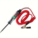 Car Test Pen Circuit Tester Dc Truck Voltage Digital Display Long Probe Pen With Light Automotive Diagnostic Tools Auto Repair T