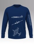 Canberra Blueprint Long Sleeve T