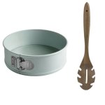 Jamie Oliver - Round Cake Tin 23CM Springform And Acacia Wooden Spoon