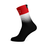 Singapore Flag Socks - XL Black