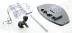 Washing Machine Door Handle Kit Silver