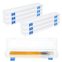Plastic Paint Brush Storage Box 13 In Long Clear Paint Brush Holders