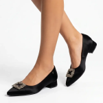 Leonore 1 Low Block Heel - Black - 8