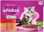 Whiskas Fish Favourites Chicken Beef 4 X 85 G Wet Young Cat Food