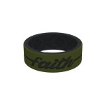 Eternal Faith Silicone Rings - Khaki black 7