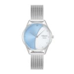 Smykke Maane Cyan Dial Steel 32MM Watch - V297LXCXMC-DLW