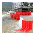 6-PCS Flood Barrier For Home Garage L-type Abs Plastic Removable Flood Wall Reusable Water Diverter For Basement Door 2-PCS