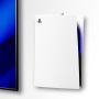 Wall Mount For Playstation 5 Console - Sleek Hidden Design For Mounting Near Or Behind Tv 2 Controller & Headset Holders Included Original/ Pro Black