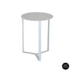 Sean Metal Side Table White