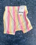 Woolworths New Pink Yellow Orange And Green Striped Shorts 6 12M