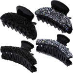Hair Claw Clip With Strass