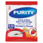 Purity From 6 Months Strawberry Flavour Cream Of Maize Baby's Soft Porridge 400G