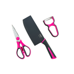 Bobssen 3 PC Pink Knife Set