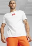 Puma F1 Ess Logo Tee + - White
