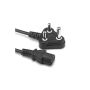 1M Type D Plug To Kettle Cord Pc/hdtv Power Cable