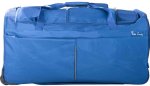 Pierre Cardin 56CM Small Duffel Bag On Wheels With Backpack Straps| Blue