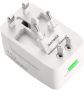 Universal Travel Adapter Surge Protection USB Charging Port Power Plug