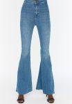 High Waist Flare Jeans - Blue