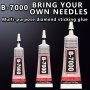 B7000 Multi-purpose Adhesive Glue Strong Bond For Phone Screen Repair Jewelry Diy Clothes Sealing - Tube Container Metal Compatible 0.9-3.7 Oz Options Available