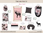 Cot Duvet Bedding Buck Pink Ladie Buck Set
