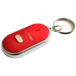 MINI LED Whistle Key Finder Flashing Beeping Remote Lost Keyfinder Locator Keyring For Children Red
