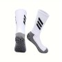 1 Pair New Football Socks Anti-slip Soft Breathable Thickened Towel Bottom Soccer Sports Socks Medium Tube Rugby Basketball Yoga Socks