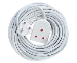 10A 20M Extension Lead - White