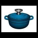 Maxwell & Williams 9.5CM Cast Iron Cocotte Midnight Blue