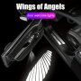 For Smart Wireless Car Door Logo Projector - HD Laser Welcome Lamp With Angel Wings Carbon Fiber Design Battery-powered For Vehicles