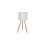 White Ceramic Planter With Stand - Large