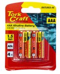 Craf Battery Aaa 1.5V 4 Pack Carded Alkaline