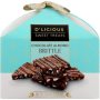 D'licious Chocolate Drizzled Almond Brittle 120G