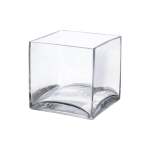 Square Glass Vase - 15X15X15CM