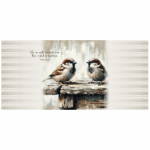 70CM Bolster Cushion Sparrow And Succulent Matt 10:31