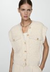 Cardigan Vest Hepburn - Light Beige
