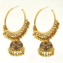 Bohemian Vintage Chandelier Bell Drop Earrings Alloy No Plating Intricate Hollow Design Tassel Dangle Daily Wear All Seasons - Pair