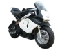 2024 50CC 2 Stroke 3HP Pocketbike Black/white Kxd Model Ages 4-13 Years +