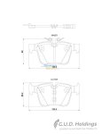 Stone Rear Brake Pads SP89740