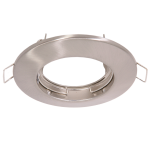 Satin Chrome Pressed Metal Downlighters Straight Bevelled Edge 5 Pack – DL003