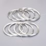 1m/39.37inch 925 Silver 0.3mm Silver Wire For DIY Bracelet Necklace Making