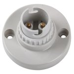 Surface CL0534 Electrical Bulb Socket Mount B22 Bayonet Plastic