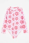 PoP Candy Long Sleeve One Piece Swim Set - Pink