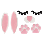 Bunny Cake Topper Set
