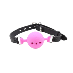 Fetish Play Beginner Breathable Silicone Ball Gag S - Black