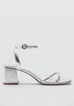 Gaby Block Heel - Silver