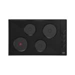Defy 4 Plate Gemini Solid Hob Black